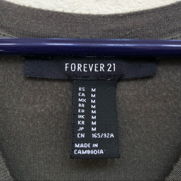 Forever 21 Olive Green Maxi Dress - Picture 3 of 4